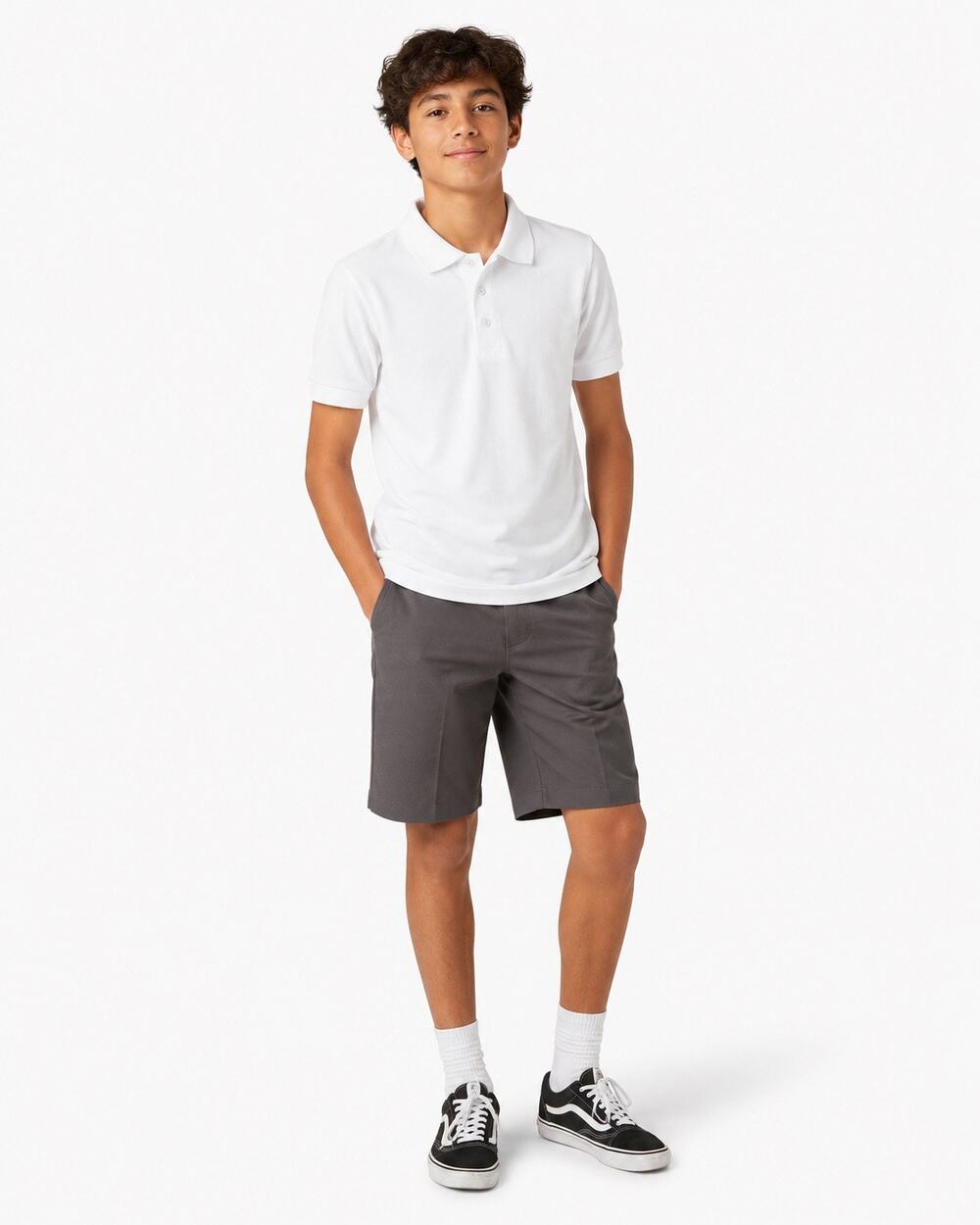 Dickies Polo Kids' Short Sleeve Pique Polo Shirt
